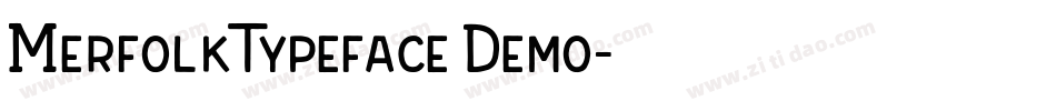 Merfolk Typeface Demo字体转换